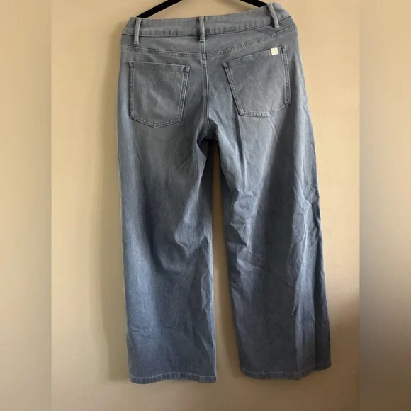 New! Halara Light Blue Wide Leg Jeans - Picture 4 of 5